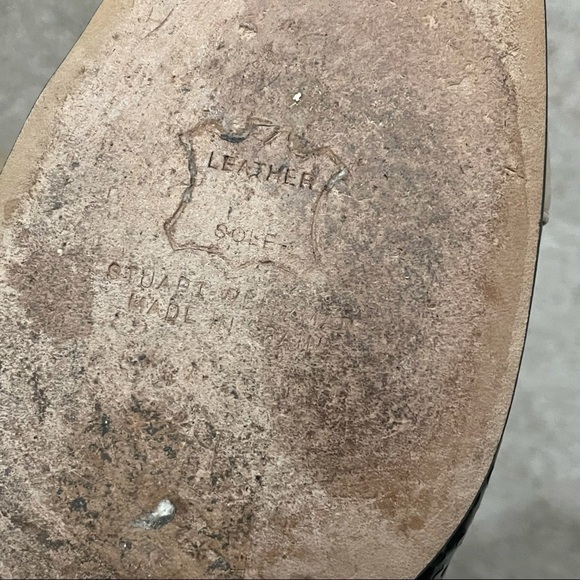 Stuart Weitzman two toned leather classic chic minimalist flats Made in Spain - Picture 11 of 16